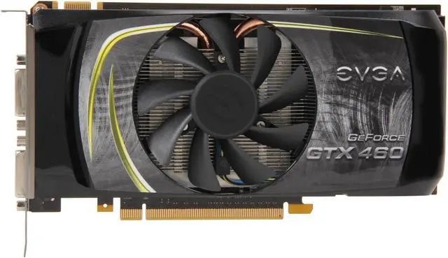 Alt view image 3 of 6 - EVGA SuperClocked 01G-P3-1363-KR GeForce GTX 460 (Fermi) 1GB 192-bit GDDR5 PCI Express 2.0 x16 HDCP Ready SLI Support Video Card