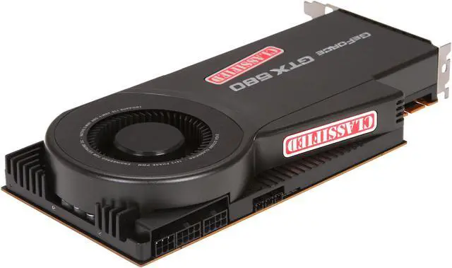 Alt view image 5 of 7 - EVGA 03G-P3-1595-AR GeForce GTX 580 (Fermi) Classified ULTRA 3072MB 384-bit GDDR5 PCI Express 2.0 x16 HDCP Ready SLI Support Video Card