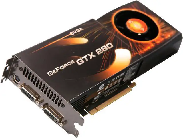 Main image of EVGA GeForce GTX 280 1GB GDDR3 PCI Express 2.0 x16 SLI Support Graphics Card 01G-P3-1282-RX