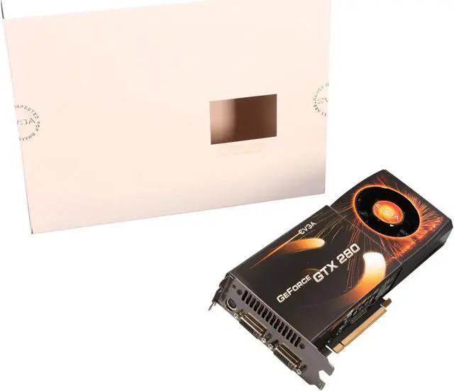 Alt view image 6 of 6 - EVGA GeForce GTX 280 1GB GDDR3 PCI Express 2.0 x16 SLI Support Graphics Card 01G-P3-1282-RX