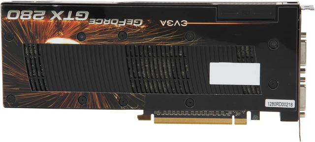 Refurbished: EVGA GeForce GTX 280 Graphics Card 01G-P3-1280-RX-PB-R ...