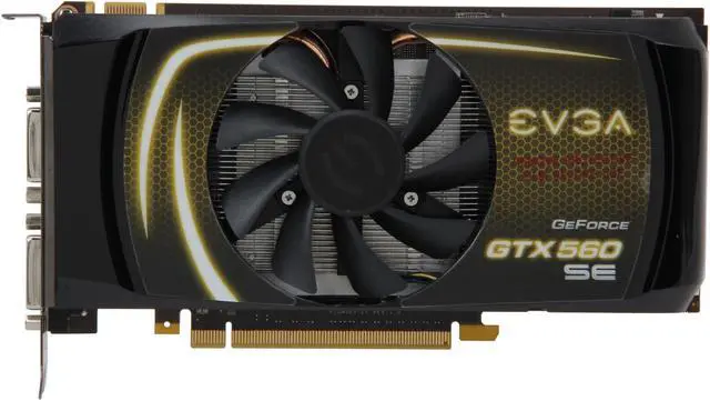 Alt view image 3 of 6 - EVGA GeForce GTX 560 SE (Fermi) 1GB GDDR5 PCI Express 2.0 x16 SLI Support Graphics Card 01G-P3-1464-KR