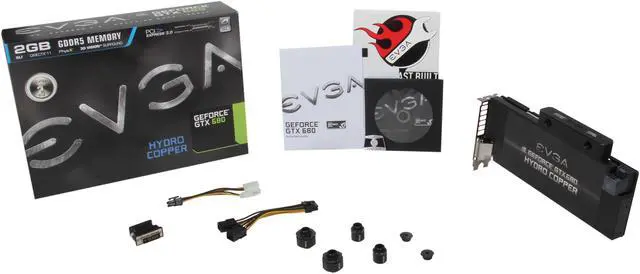 Alt view image 6 of 6 - EVGA 02G-P4-2689-KR GeForce GTX 680 Hydro Copper 2GB 256-bit GDDR5 PCI Express 3.0 x16 HDCP Ready SLI Support Video Card