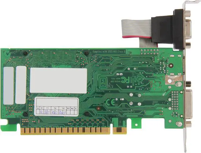 Alt view image 4 of 5 - EVGA GeForce 8400 GS 512MB DDR3 PCI Express 2.0 x16 SLI Support Graphics Card 512-P3-1300-RX