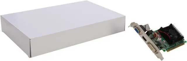 Alt view image 5 of 5 - EVGA GeForce 8400 GS 512MB DDR3 PCI Express 2.0 x16 SLI Support Graphics Card 512-P3-1300-RX