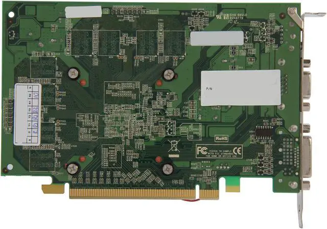 Alt view image 4 of 5 - EVGA GeForce 9500 GT 1GB DDR2 PCI Express 2.0 x16 Graphics Card 01G-P3-N958-RX