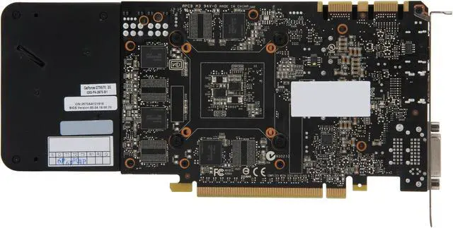 Alt view image 4 of 7 - EVGA GeForce GTX 670 2GB GDDR5 PCI Express 3.0 x16 SLI Support Graphics Card 02G-P4-2670-KR