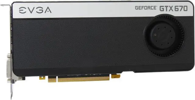 Alt view image 3 of 6 - EVGA GeForce GTX 670 4GB GDDR5 PCI Express 3.0 x16 SLI Support Graphics Card 04G-P4-2671-KR