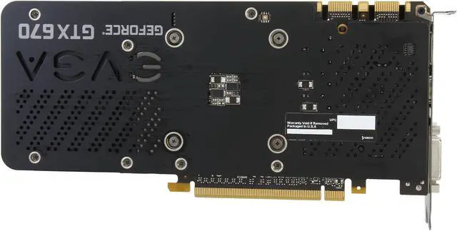 Alt view image 4 of 6 - EVGA GeForce GTX 670 4GB GDDR5 PCI Express 3.0 x16 SLI Support Graphics Card 04G-P4-2671-KR