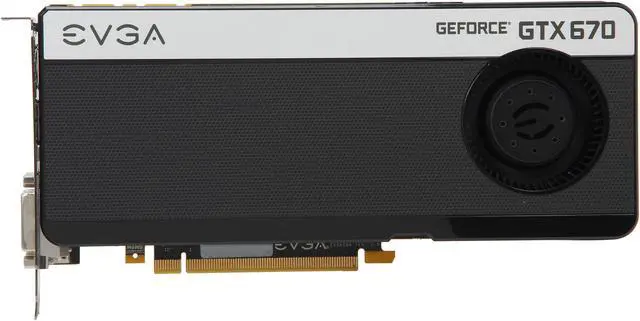 Alt view image 3 of 7 - EVGA 04G-P4-2673-KR GeForce GTX 670 Superclocked+ w/Backplate 4GB 256-bit GDDR5 PCI Express 3.0 x16 HDCP Ready SLI Support Video Card