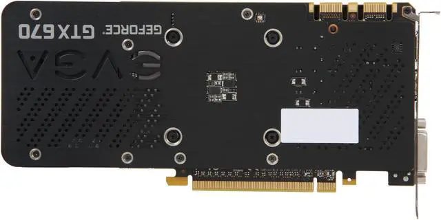 Alt view image 4 of 7 - EVGA 04G-P4-2673-KR GeForce GTX 670 Superclocked+ w/Backplate 4GB 256-bit GDDR5 PCI Express 3.0 x16 HDCP Ready SLI Support Video Card