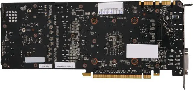 Alt view image 4 of 6 - EVGA 02G-P4-3686-KR GeForce GTX 680 FTW 2GB 256-bit GDDR5 PCI Express 3.0 x16 HDCP Ready SLI Support Video Card