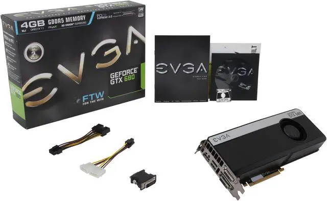 Alt view image 7 of 7 - EVGA 04G-P4-3687-KR GeForce GTX 680 FTW+ w/Backplate 4GB 256-bit GDDR5 PCI Express 3.0 x16 HDCP Ready SLI Support Video Card