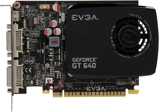 Alt view image 3 of 5 - EVGA GeForce GT 640 2GB DDR3 PCI Express 3.0 x16 Graphics Card 02G-P4-2645-KR