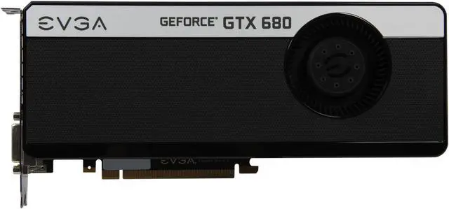 Alt view image 3 of 6 - EVGA 04G-P4-2686-KR GeForce GTX 680 w/ Backplate 4GB 256-bit GDDR5 PCI Express 3.0 x16 HDCP Ready SLI Support Video Card