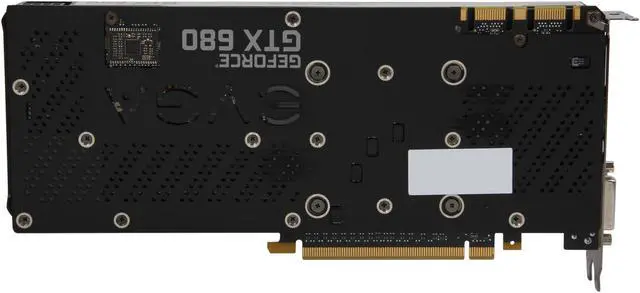 Alt view image 4 of 6 - EVGA 04G-P4-2686-KR GeForce GTX 680 w/ Backplate 4GB 256-bit GDDR5 PCI Express 3.0 x16 HDCP Ready SLI Support Video Card