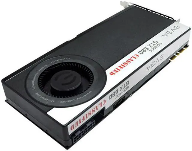 Alt view image 4 of 8 - EVGA 04G-P4-3688-KR GeForce GTX 680 Classified 4GB 256-bit GDDR5 PCI Express 3.0 x16 HDCP Ready SLI Support Video Card