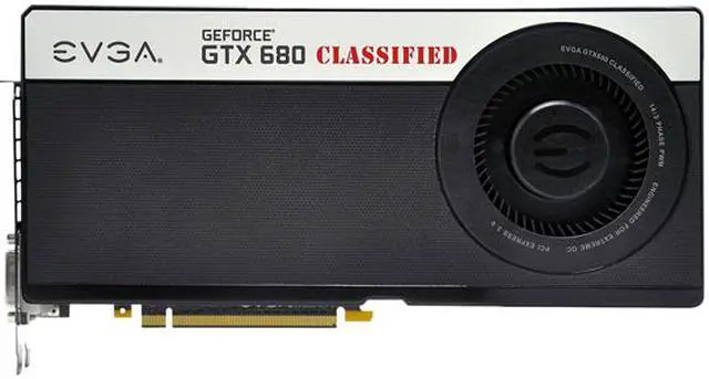 Alt view image 3 of 8 - EVGA 04G-P4-3688-KR GeForce GTX 680 Classified 4GB 256-bit GDDR5 PCI Express 3.0 x16 HDCP Ready SLI Support Video Card