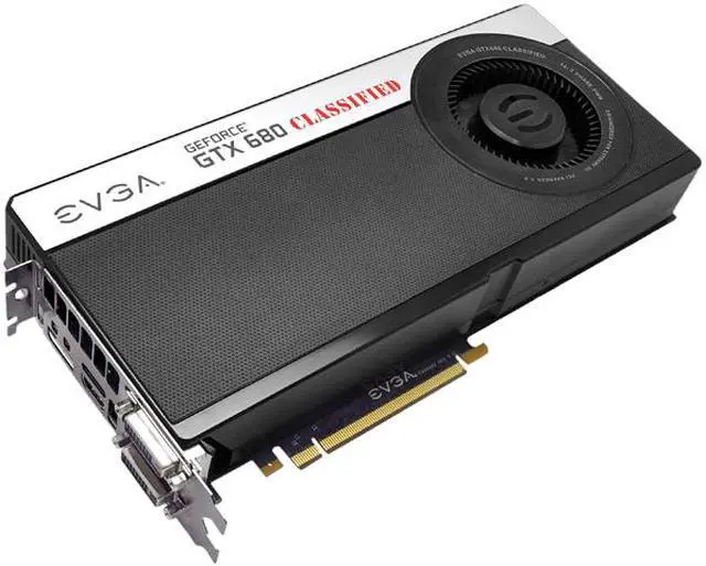 Main image of EVGA 04G-P4-3688-KR GeForce GTX 680 Classified 4GB 256-bit GDDR5 PCI Express 3.0 x16 HDCP Ready SLI Support Video Card