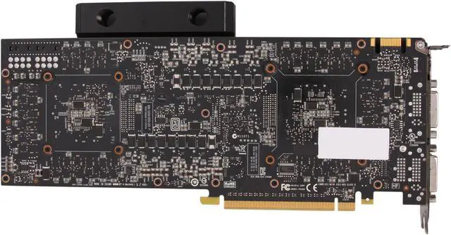 Alt view image 4 of 9 - EVGA 04G-P4-2699-KR GeForce GTX 690 Hydro Copper Signature 4GB 512-bit GDDR5 PCI Express 3.0 x16 HDCP Ready SLI Support Video Card