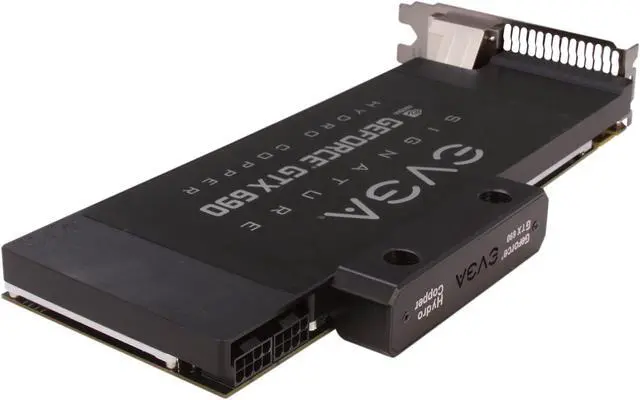 Alt view image 5 of 9 - EVGA 04G-P4-2699-KR GeForce GTX 690 Hydro Copper Signature 4GB 512-bit GDDR5 PCI Express 3.0 x16 HDCP Ready SLI Support Video Card