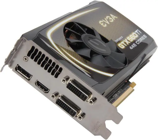 Main image of EVGA GeForce GTX 560 Ti - 448 Cores (Fermi) 1280MB GDDR5 PCI Express 2.0 x16 SLI Support Graphics Card 012-P3-2066-RX