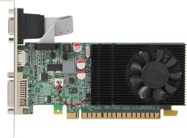Alt view image 3 of 5 - EVGA GeForce GT 620 1GB DDR3 PCI Express 2.0 x16 Graphics Card 01G-P3-2625-KR