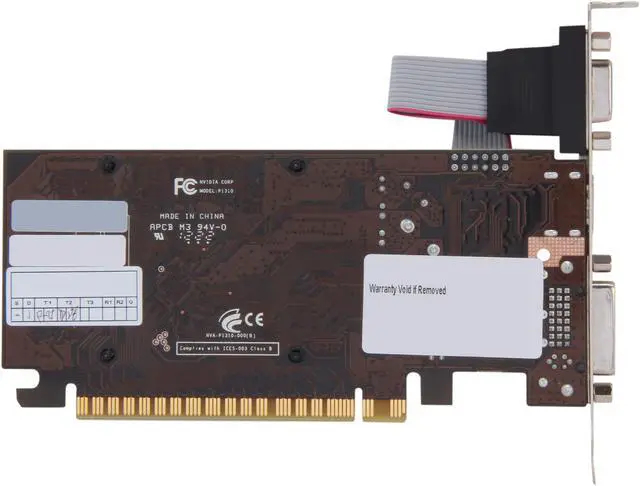 Alt view image 4 of 5 - EVGA GeForce GT 610 1GB DDR3 PCI Express 2.0 x16 Graphics Card 01G-P3-2615-KR