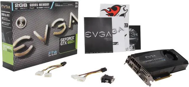 Alt view image 7 of 7 - EVGA 02G-P4-3667-KR GeForce GTX 660 Ti FTW 2GB 192-bit GDDR5 PCI Express 3.0 x16 HDCP Ready SLI Support Video Card