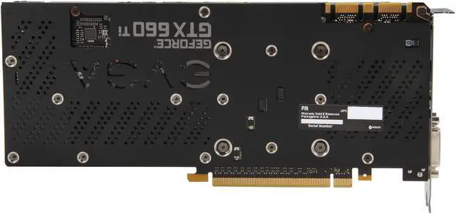 Alt view image 4 of 7 - EVGA 03G-P4-3668-KR G-SYNC Support GeForce GTX 660 Ti FTW+ 3GB 192-bit GDDR5 PCI Express 3.0 x16 HDCP Ready SLI Support Video Card
