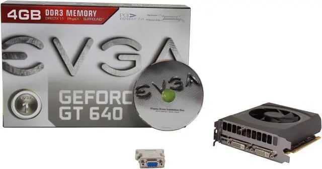 Alt view image 5 of 5 - EVGA GeForce GT 640 4GB DDR3 PCI Express 3.0 x16 Graphics Card 04G-P4-2649-KR