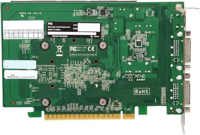 Alt view image 4 of 5 - EVGA GeForce GT 630 2GB DDR3 PCI Express 2.0 x16 Graphics Card 02G-P3-2639-KR