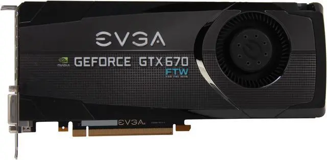 Alt view image 3 of 5 - EVGA 04G-P4-3673-KR GeForce GTX 670 FTW+ 4GB 256-bit GDDR5 PCI Express 3.0 x16 HDCP Ready SLI Support Video Card