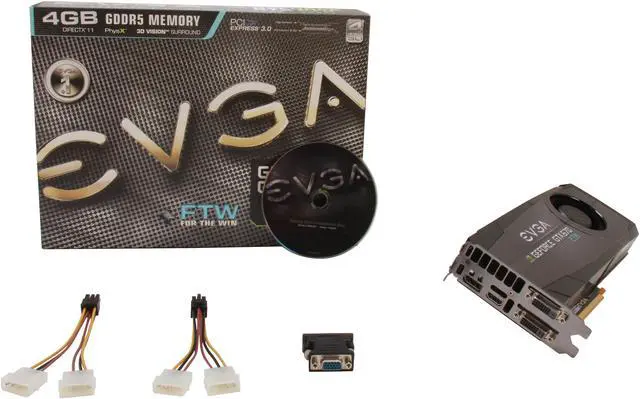 Alt view image 5 of 5 - EVGA 04G-P4-3673-KR GeForce GTX 670 FTW+ 4GB 256-bit GDDR5 PCI Express 3.0 x16 HDCP Ready SLI Support Video Card