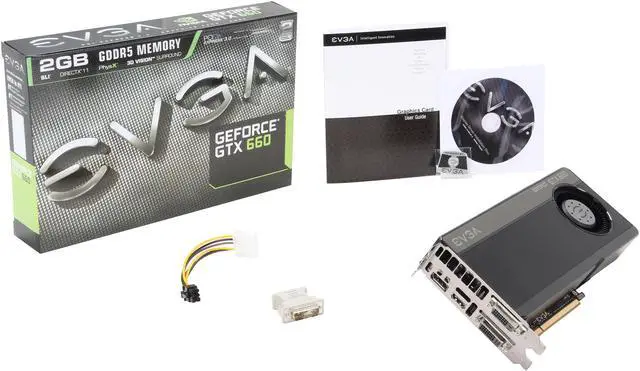 Alt view image 6 of 6 - EVGA 02G-P4-2660-KR G-SYNC Support GeForce GTX 660 2GB 192-Bit GDDR5 PCI Express 3.0 x16 HDCP Ready SLI Support Video Card