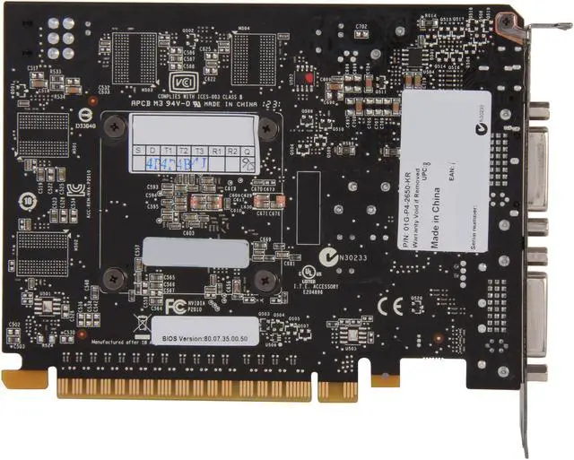 Alt view image 4 of 6 - EVGA GeForce GTX 650 1GB GDDR5 PCI Express 3.0 x16 Graphics Card 01G-P4-2650-KR