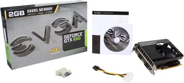 Alt view image 6 of 6 - EVGA SuperClocked 02G-P4-2653-KR GeForce GTX 650 2GB 128-bit GDDR5 PCI Express 3.0 x16 HDCP Ready Video Card