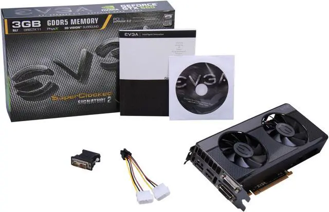 Alt view image 6 of 6 - EVGA 03G-P4-2665-KR G-SYNC Support GeForce GTX 660 SC Signature 2 3GB 192-bit GDDR5 PCI Express 3.0 x16 HDCP Ready SLI Support Video Card