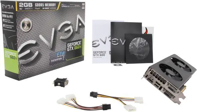 Alt view image 6 of 6 - EVGA 02G-P4-3664-KR G-SYNC Support GeForce GTX 660 Ti FTW Signature2 2GB 192-bit GDDR5 PCI Express 3.0 x16 HDCP Ready SLI Support Video Card