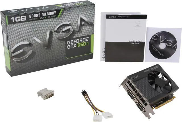 Alt view image 6 of 6 - EVGA GeForce GTX 650 Ti 1GB GDDR5 PCI Express 3.0 x16 Graphics Card 01G-P4-3650-KR