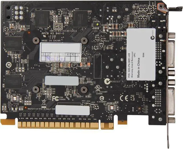 Alt view image 4 of 6 - EVGA GeForce GTX 650 Ti 2GB GDDR5 PCI Express 3.0 x16 Graphics Card 02G-P4-3651-KR