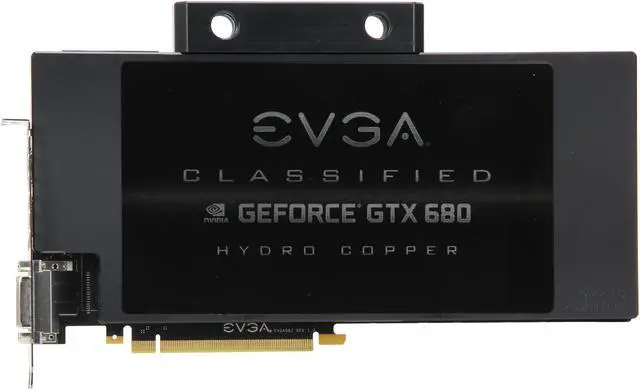 Alt view image 3 of 7 - EVGA 04G-P4-3689-KR GeForce GTX 680 Classified 4GB Hydro Copper 256-bit GDDR5 PCI Express 3.0 x16 SLI Support Video Card