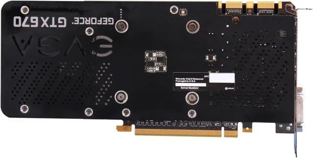 Alt view image 4 of 6 - EVGA GeForce GTX 670 4GB GDDR5 PCI Express 3.0 x16 SLI Support Graphics Card 04G-P4-2673-RX