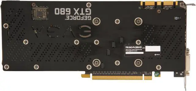 Alt view image 4 of 6 - EVGA GeForce GTX 680 4GB GDDR5 PCI Express 3.0 x16 SLI Support Graphics Card 04G-P4-2686-RX