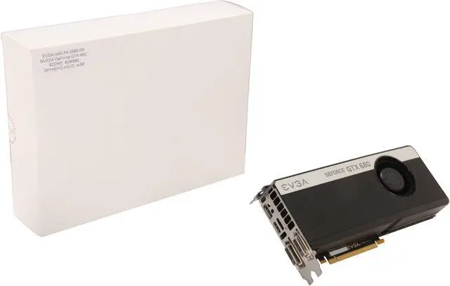 Alt view image 6 of 6 - EVGA GeForce GTX 680 4GB GDDR5 PCI Express 3.0 x16 SLI Support Graphics Card 04G-P4-2686-RX
