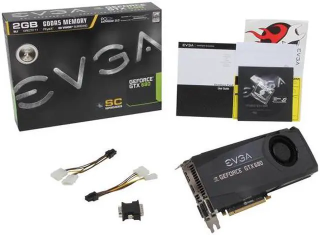 Refurbished: EVGA GeForce GTX 600 SuperClocked GeForce GTX 680 Graphics ...
