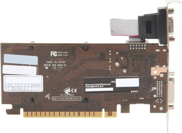 Alt view image 4 of 6 - EVGA GeForce GT 610 2GB DDR3 PCI Express 2.0 x16 Graphics Card 02G-P3-2619-RX