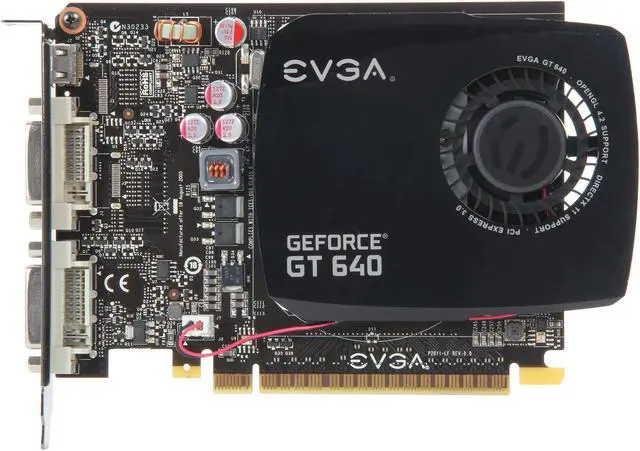 Alt view image 3 of 6 - EVGA GeForce GT 640 2GB DDR3 PCI Express 3.0 x16 Graphics Card 02G-P4-2645-RX