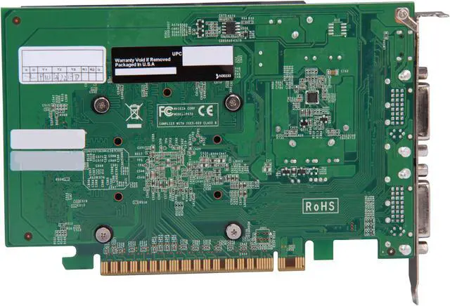 Alt view image 4 of 5 - EVGA GeForce GT 630 1GB DDR3 PCI Express 2.0 x16 Graphics Card 01G-P3-2631-RX