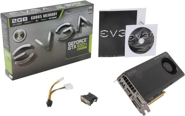 Alt view image 6 of 6 - EVGA GeForce GTX 650 Ti BOOST 2GB GDDR5 PCI Express 3.0 SLI Support Graphics Card 02G-P4-3657-KR